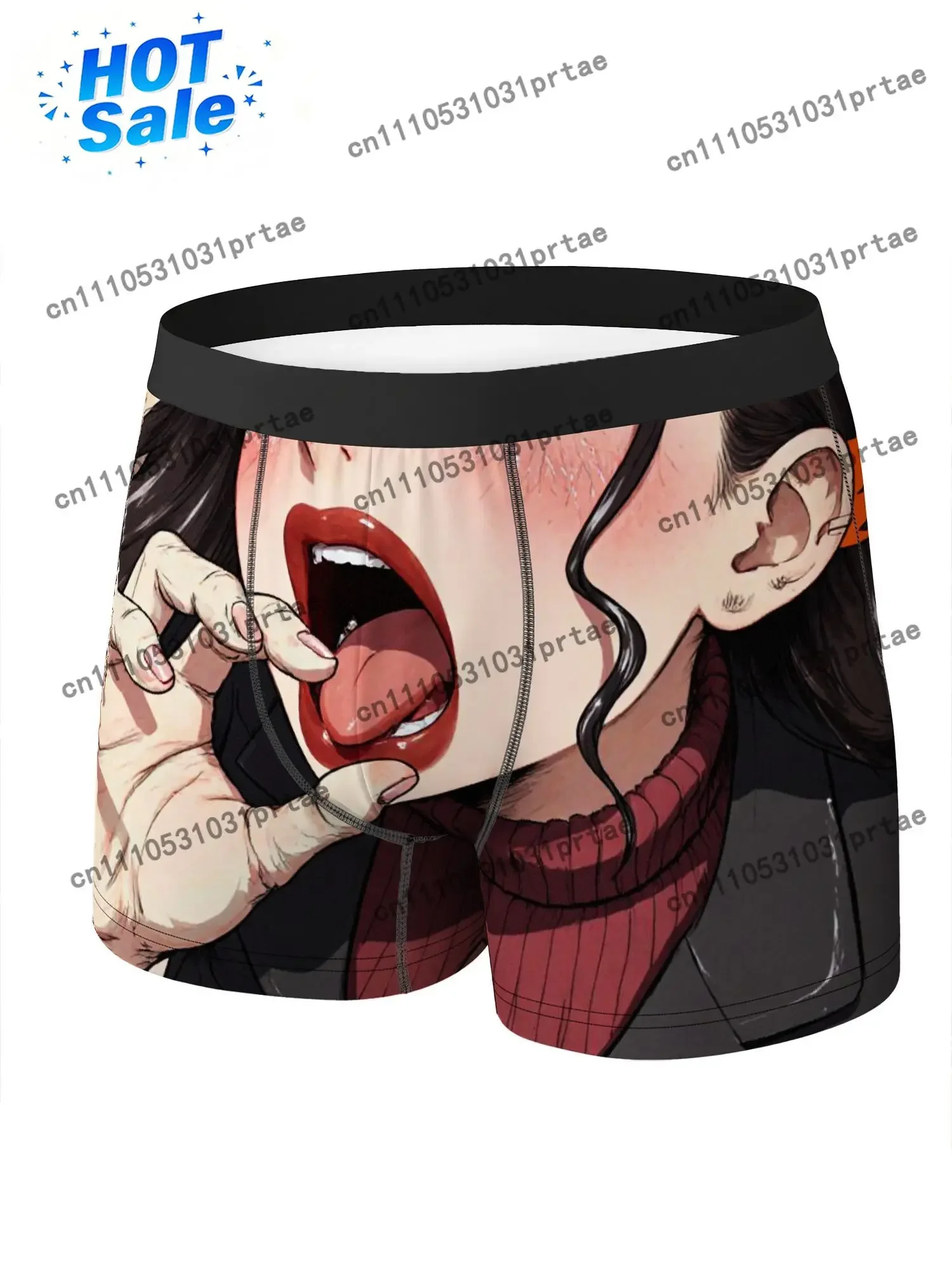 Nail Art Pink - Men's Anime Manga Boxer Briefs Style