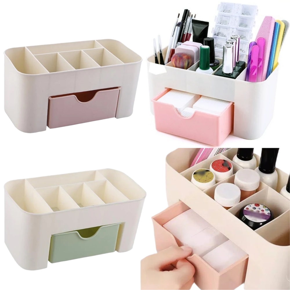 Nail Art Sch - Nail Art Organizer Desktop Drawer Cosmetic