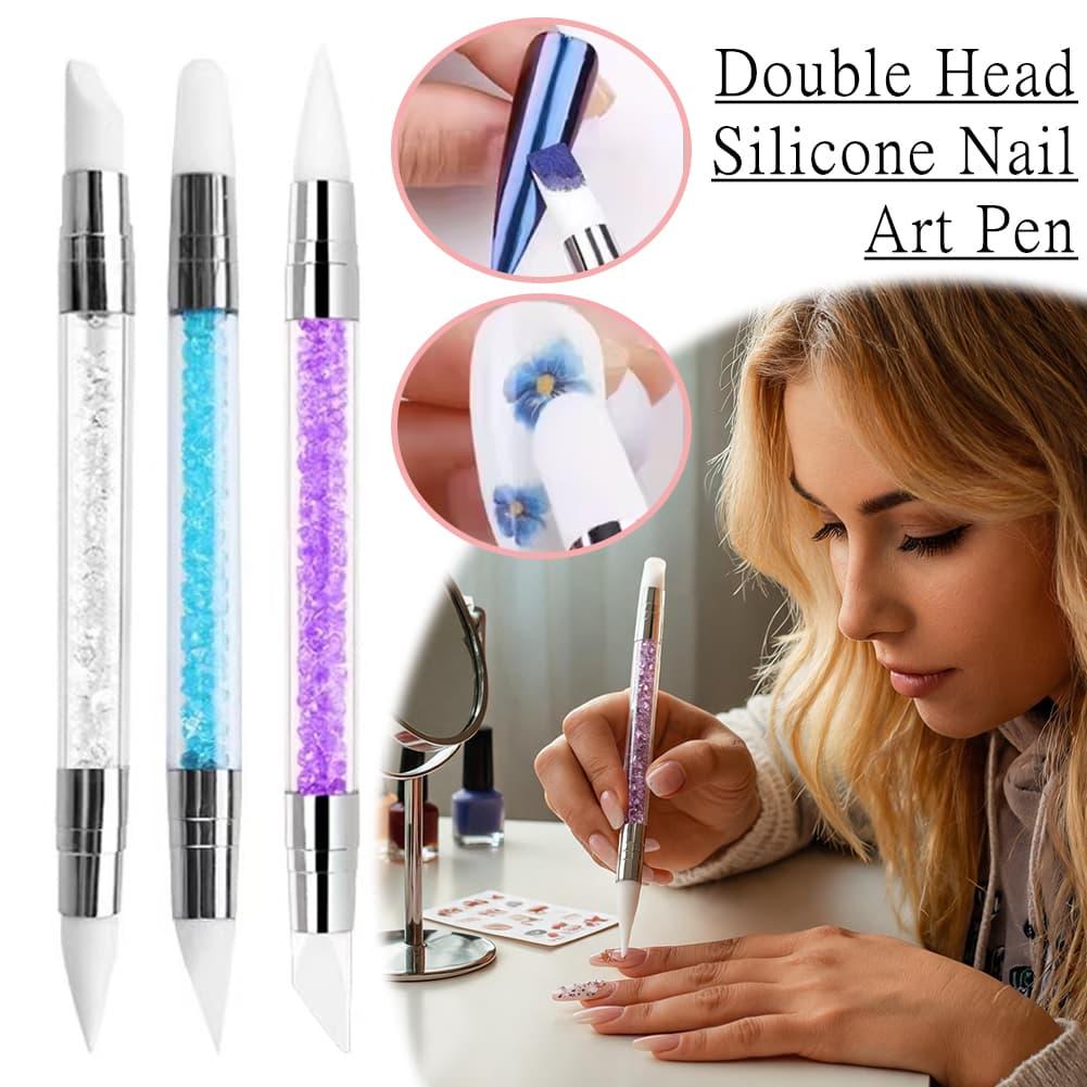 Nail Art Sch - Nail Art Double‑Head Silicone Pen Decorative