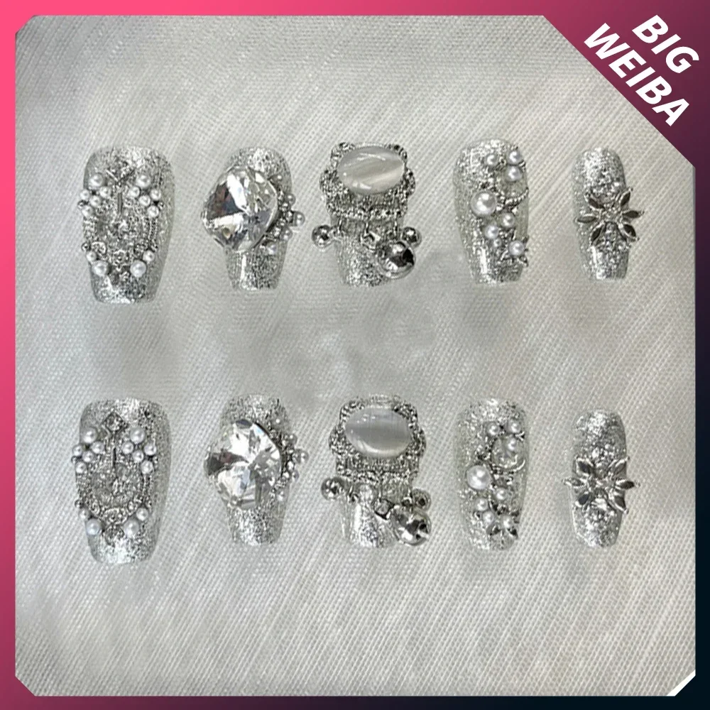 10Pcs Diy Luxury Court Shiny C - огляд і ціна Nail Art Xs