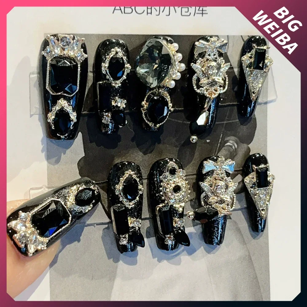10Pcs Diy Luxury Court Shiny C - огляд і ціна Nail Art Xs