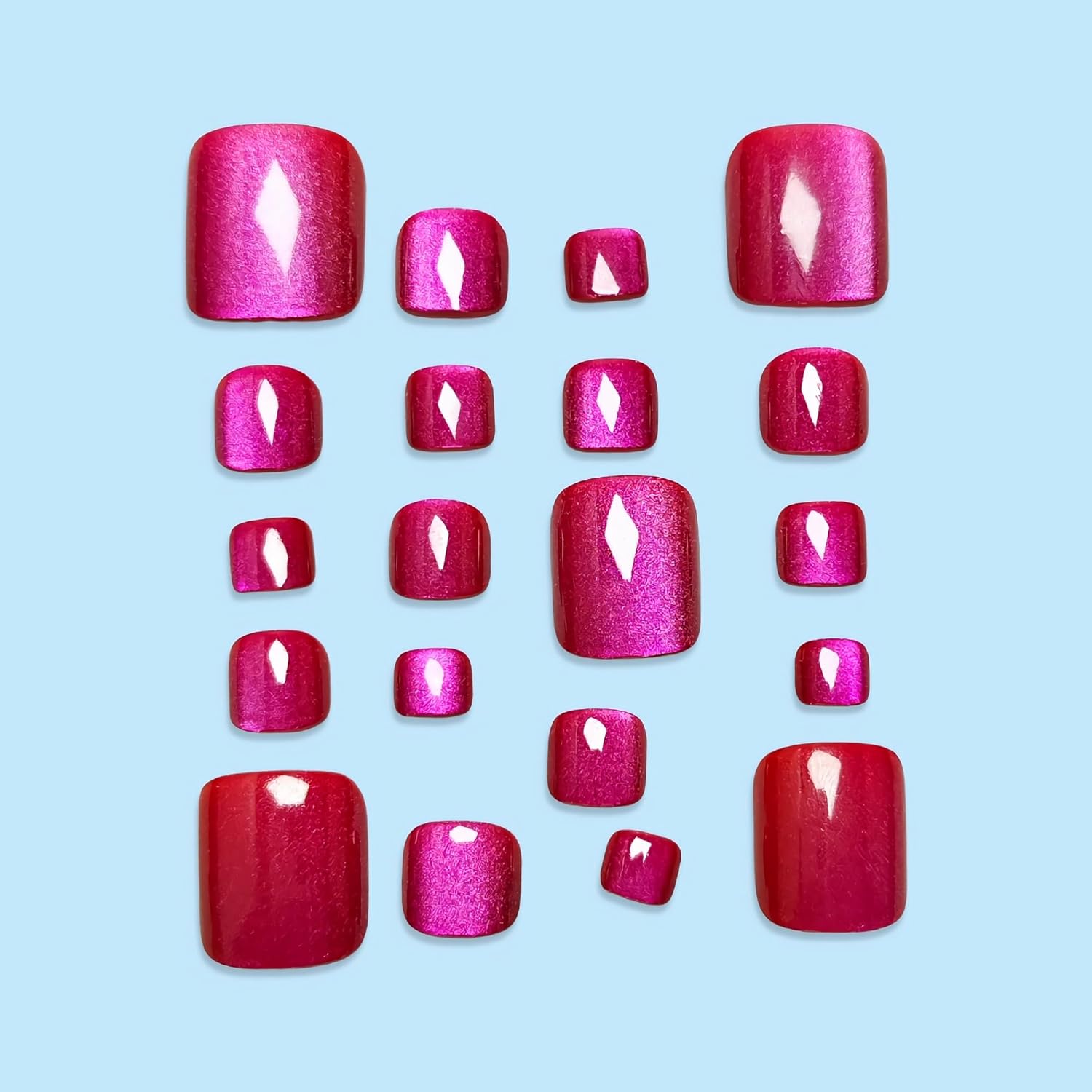 96PCS Acrylic Presser Foot Sha - огляд і ціна Nail Art Cat Eye