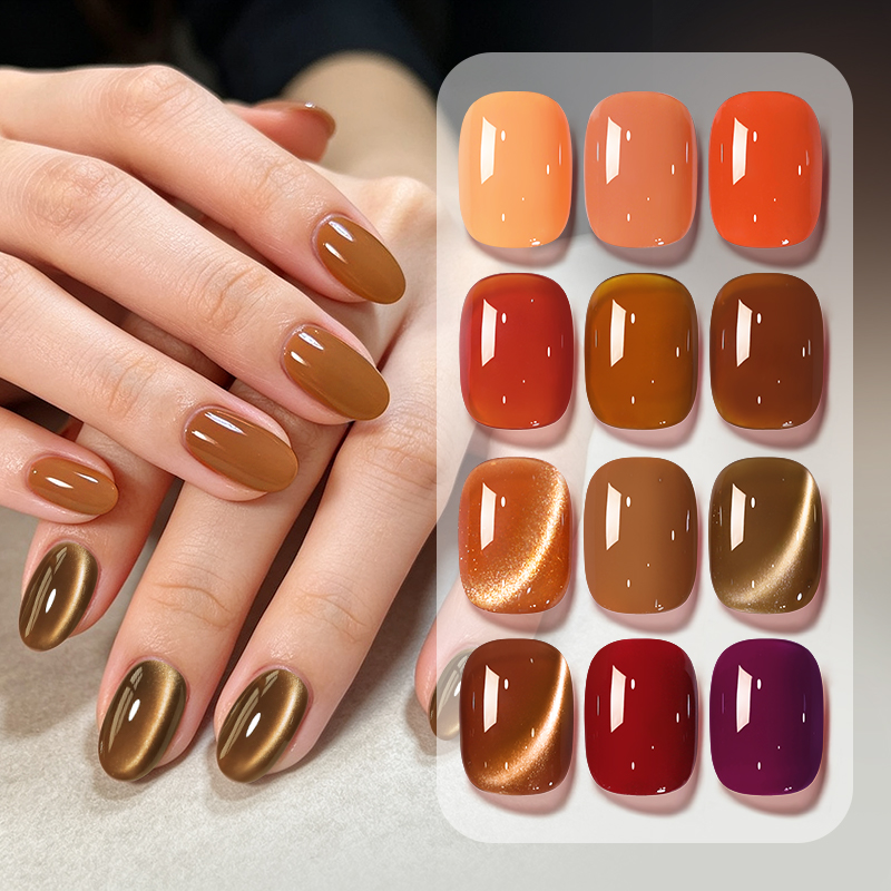 BORN PRETTY 12 Colors Autumn G - огляд і ціна Nail Art Yellow