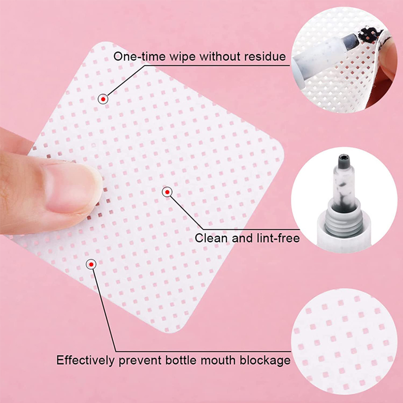 1000Pcs Cotton Nail Polish Rem - огляд і ціна Nail Art Pink