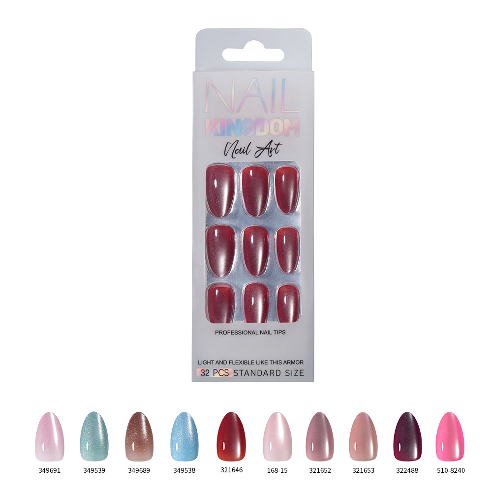 VITAGWX 32pcs Press on Nails A - огляд і ціна Nail Art Cat Eye