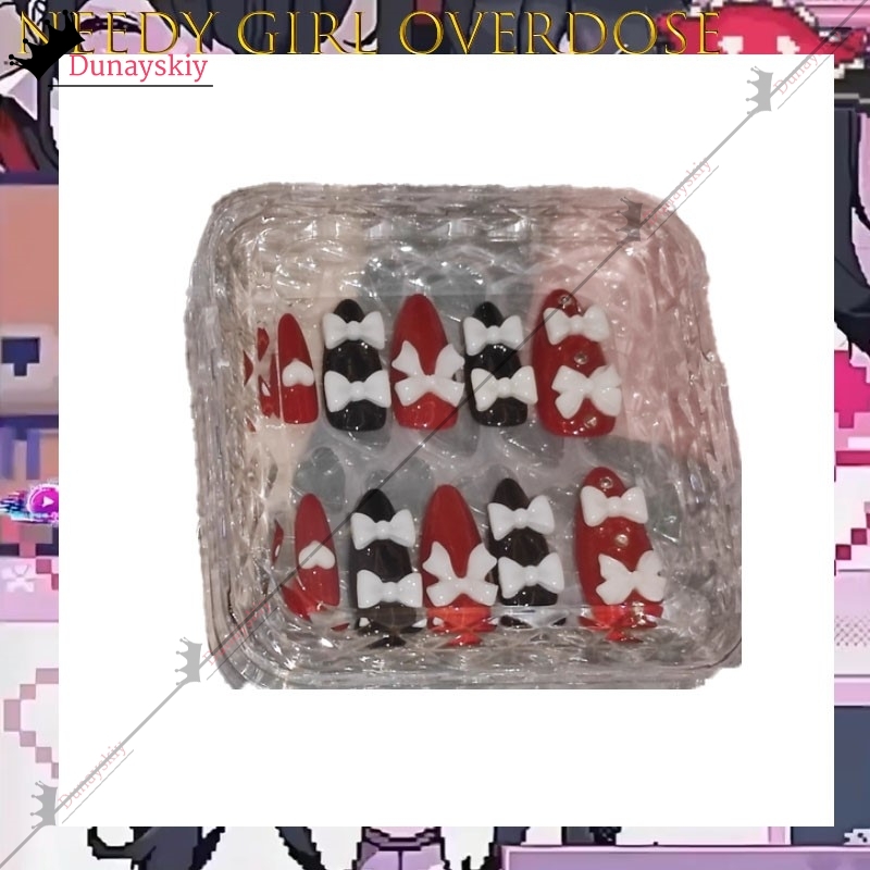 YiNuo*/Needy Girl Overdose Jir - огляд і ціна Nail Art Press On