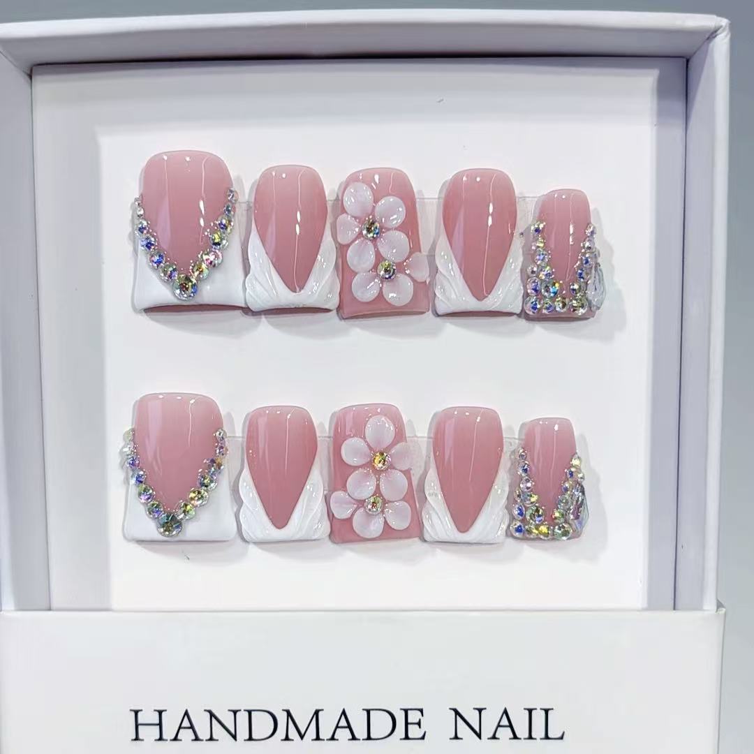 10pcs High-end Simple and eleg - огляд і ціна Nail Art Fake Nails