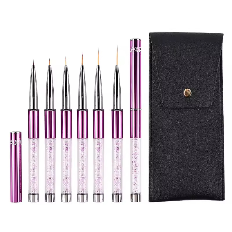 6pcs/Set Acrylic French Stripe - огляд і ціна Nail Art Sch