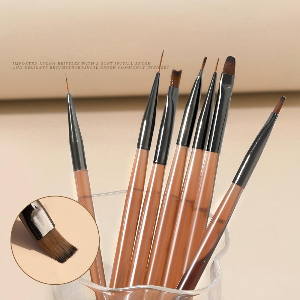 9Pcs Multi Head Nail Art Brush - огляд і ціна Nail Art Sch