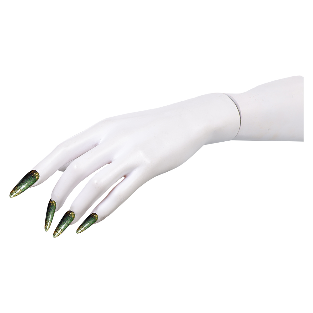 Green Press-on Nails with glit - огляд і ціна Nail Art Press On