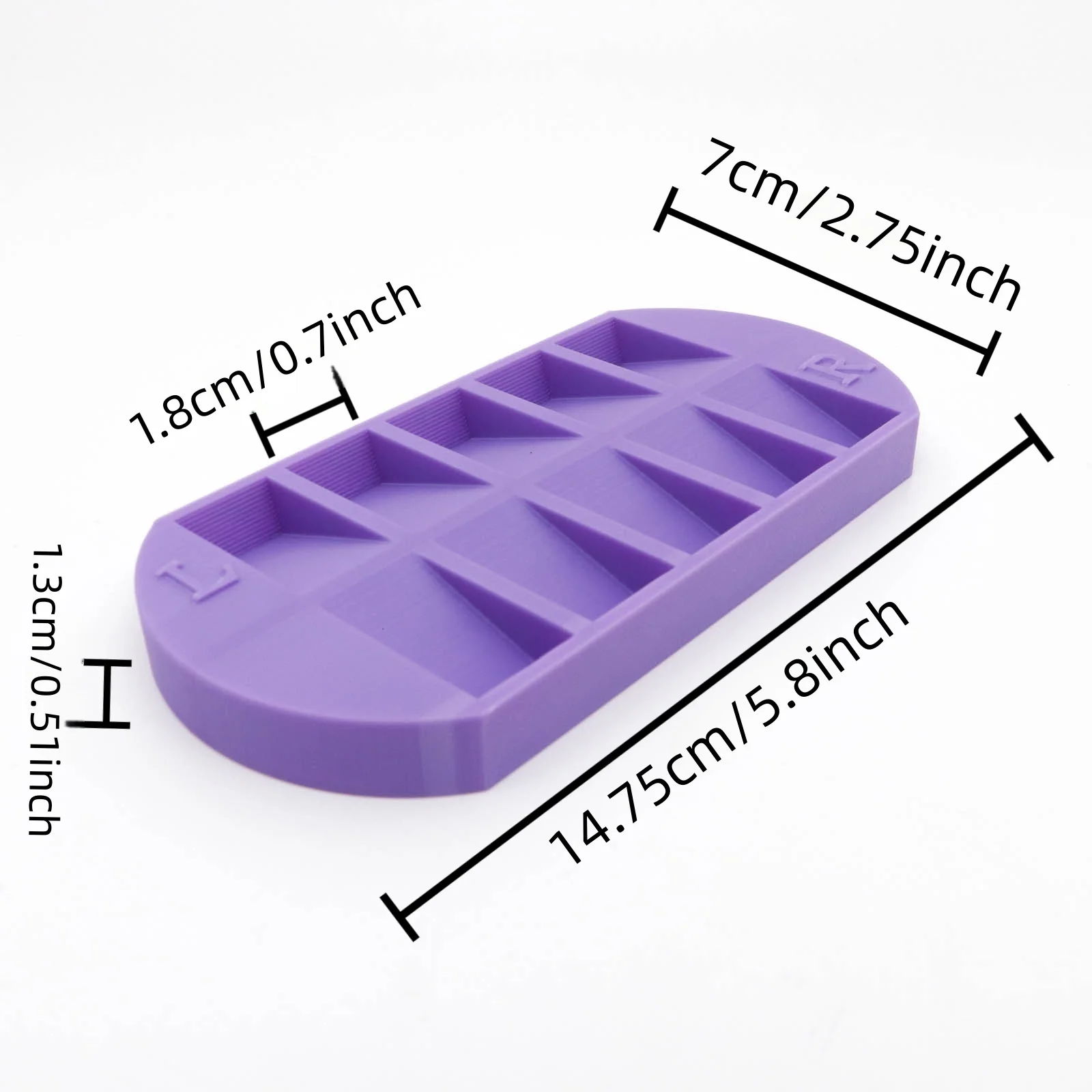 8-Grids Nail Tip Storage Tray  - огляд і ціна Nail Art Sch