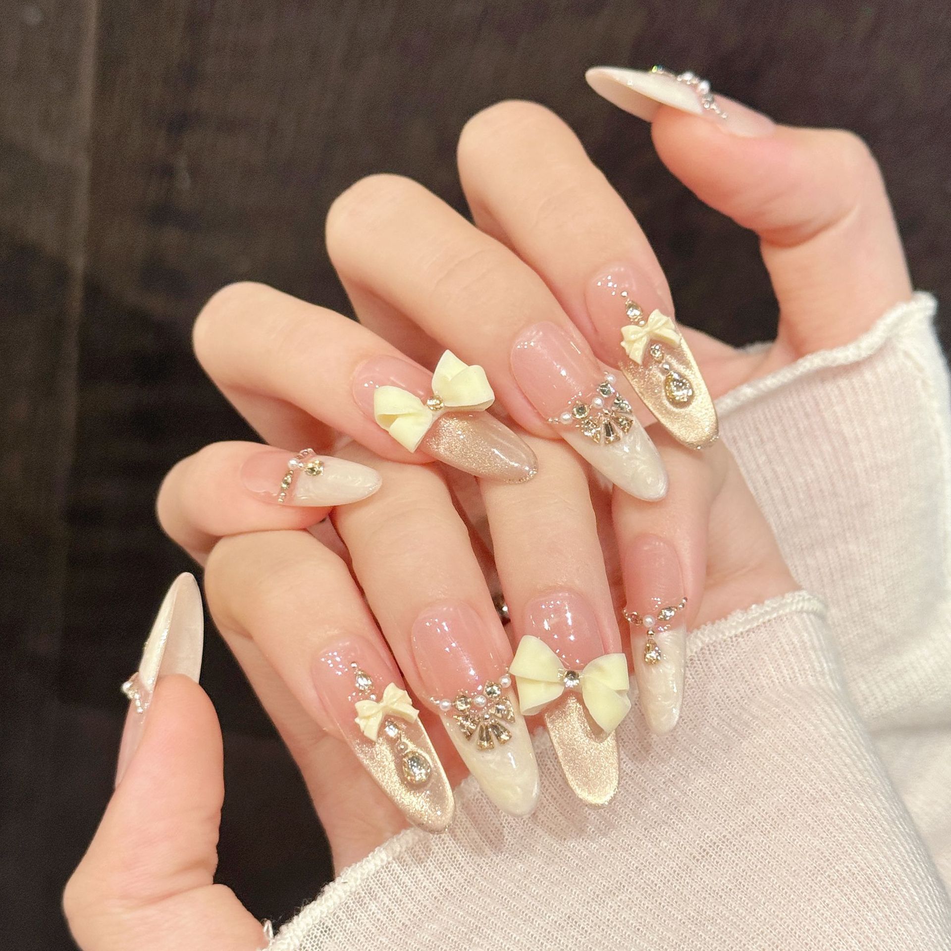 10pcs Handmade Press On Nails  - огляд і ціна Nail Art Press On