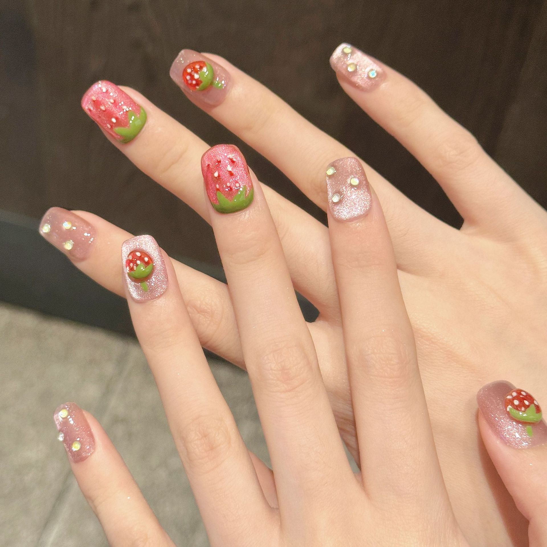 10pcs Handmade Press on Nails  - огляд і ціна Nail Art Cat Eye