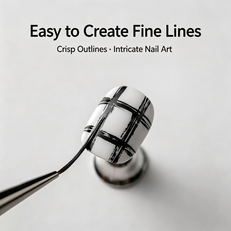 Ultra‑Fine Nail Liner Brush 6‑ - огляд і ціна Nail Art Sch