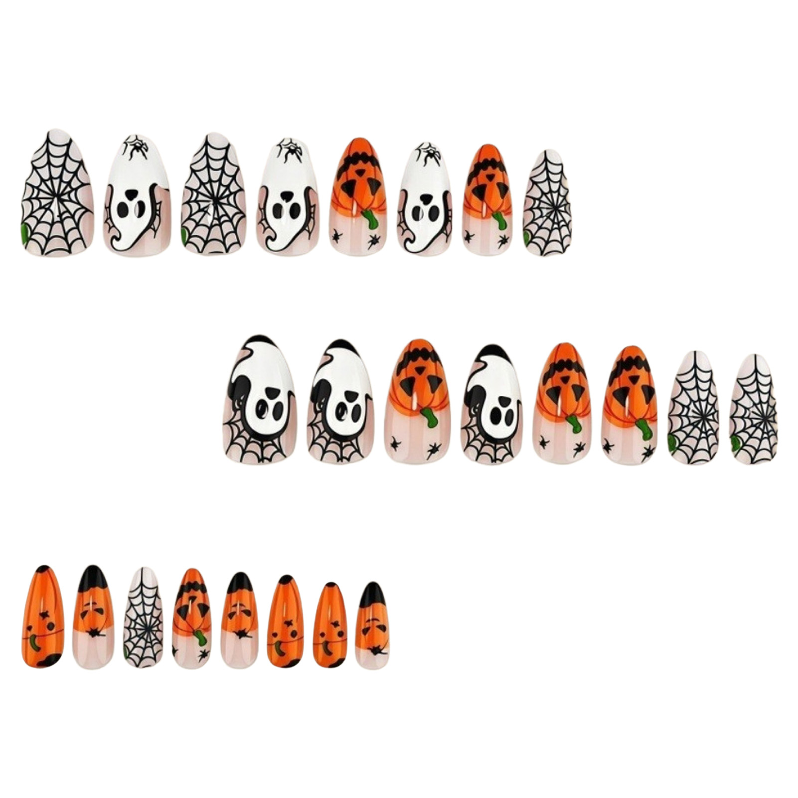 24pcs Halloween Press On Nails - огляд і ціна Nail Art Press On