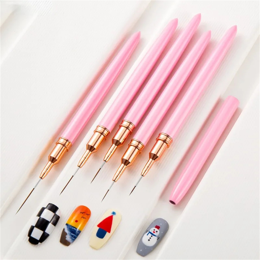 5pc/1set Nail Art Liner Brushe - огляд і ціна Nail Art Sch