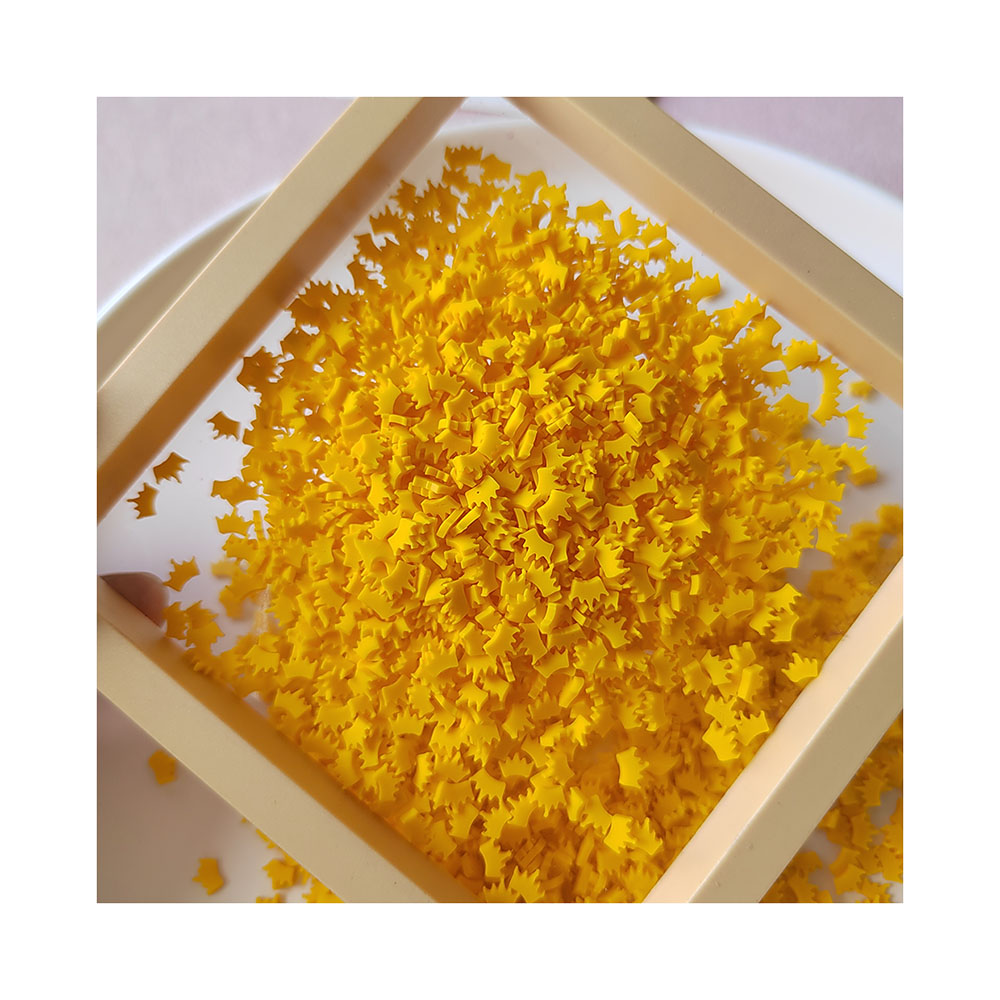Yellow Crown Slices Polymer Ho - огляд і ціна Nail Art Yellow