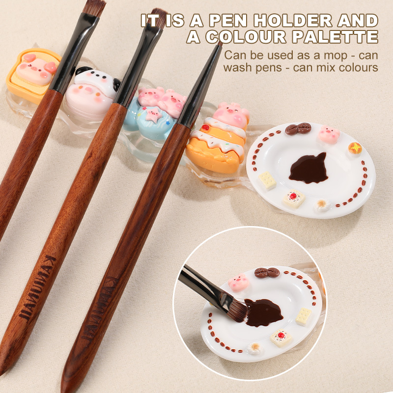 KANIU Cute Animal Nail Brush H - огляд і ціна Nail Art Sch