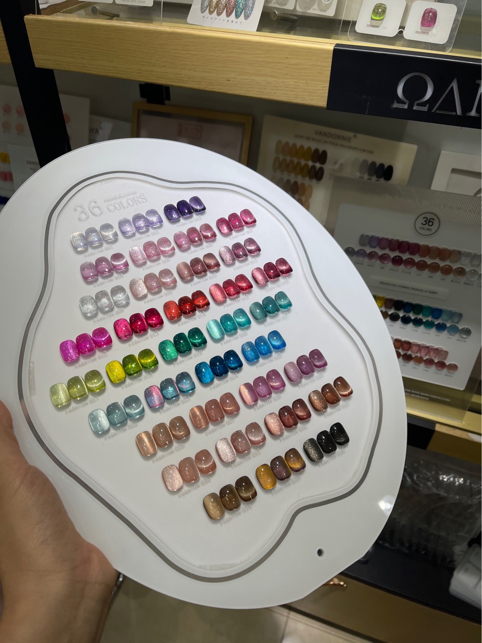 2026 U Omeei 36 Colors Cat Eye - огляд і ціна Nail Art Cat Eye