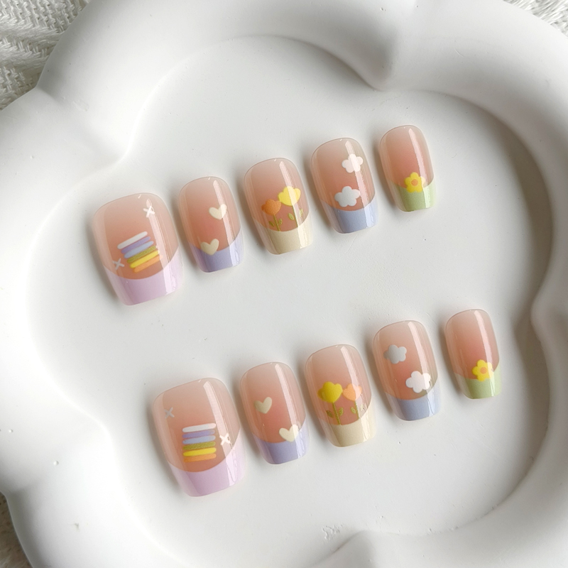 10Pcs Women Spring Fresh and D - огляд і ціна Nail Art Xs