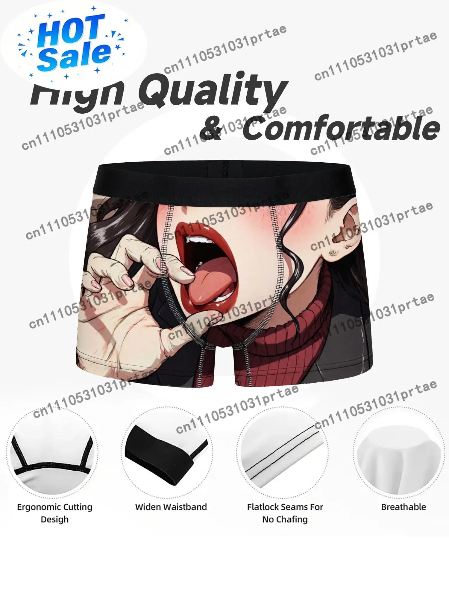 Men's Anime Manga Boxer Briefs - огляд і ціна Nail Art Pink