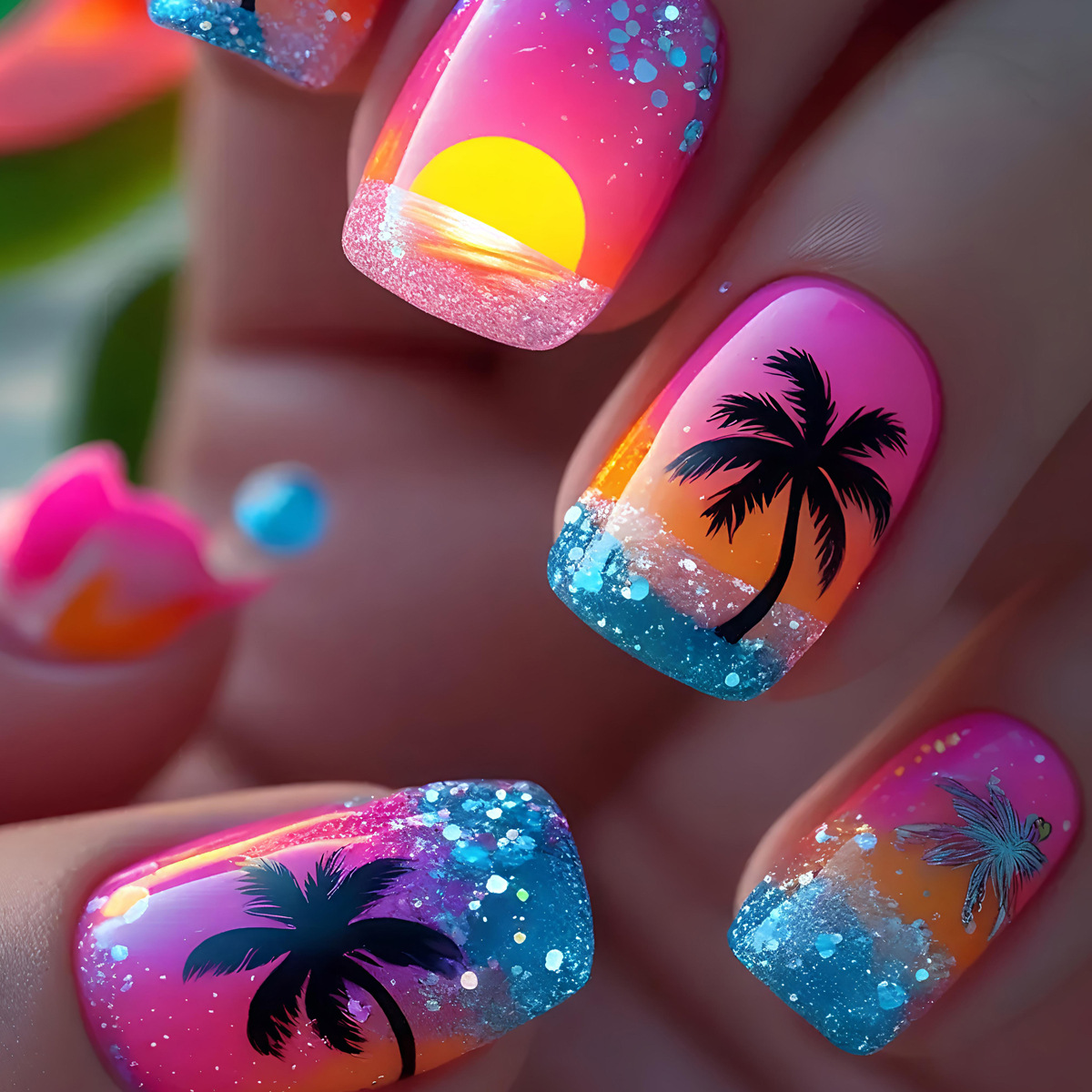 24pcs/set Short Medium Long Fa - огляд і ціна Nail Art Yellow