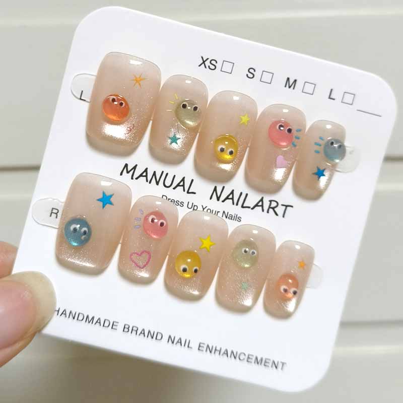 10Pcs French Style New Cute 3D - огляд і ціна Nail Art Xs