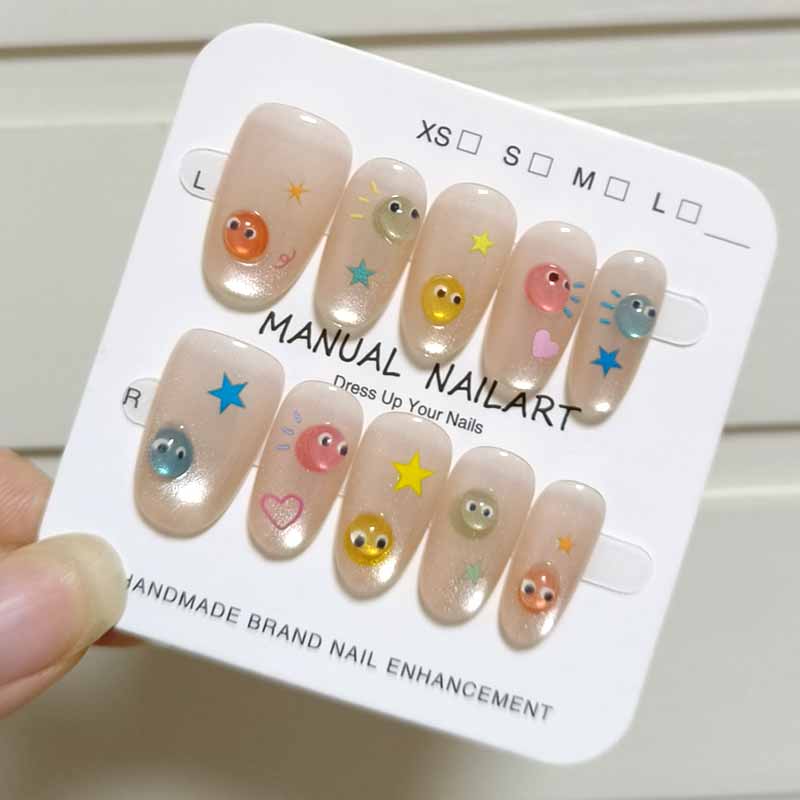 10Pcs French Style New Cute 3D - огляд і ціна Nail Art Xs