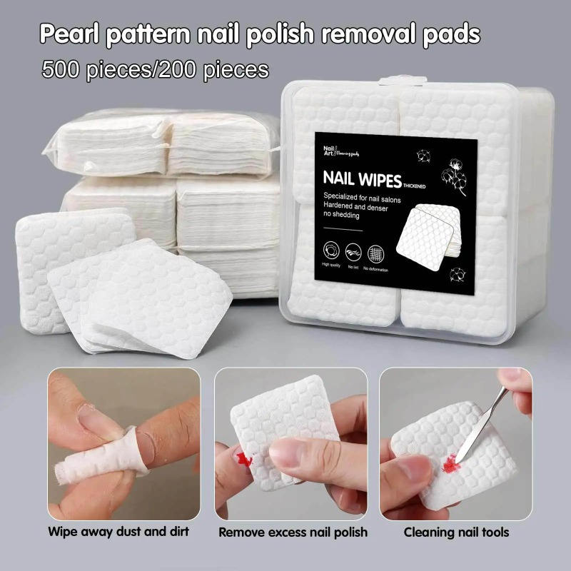 200/500pcs Lint-Free Nail Poli - огляд і ціна Nail Art Remove