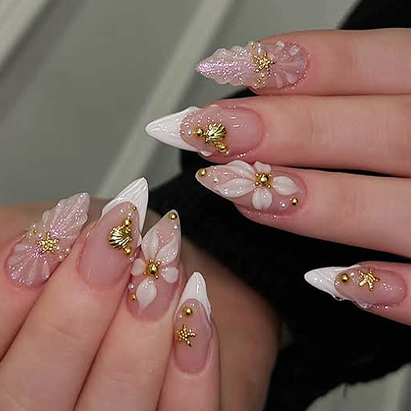 24pcs Finished Almond Press on - огляд і ціна Nail Art Press On