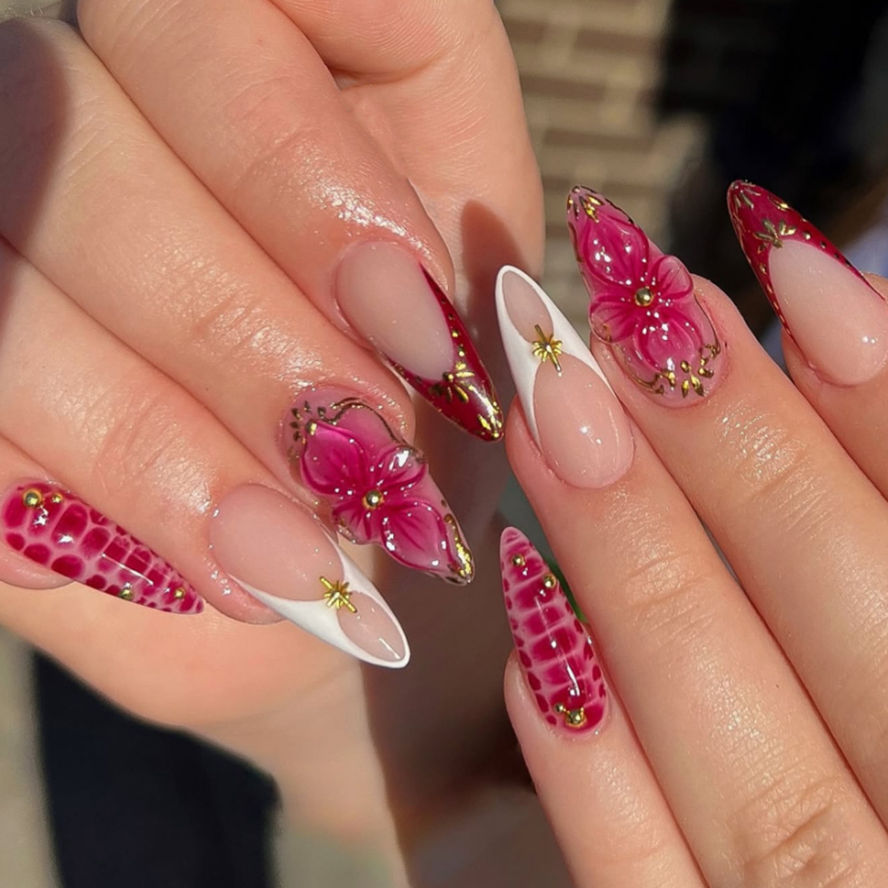 24pcs Finished Almond Press on - огляд і ціна Nail Art Press On