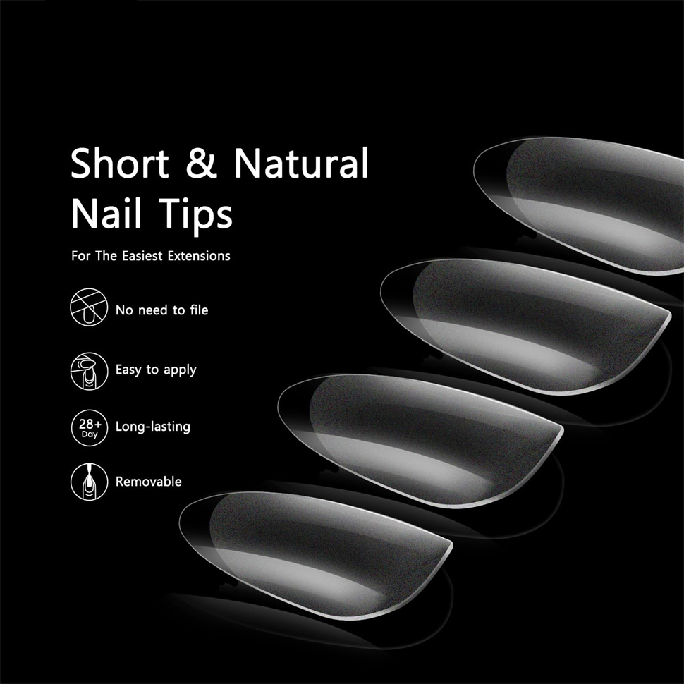 600 PCS Soft Gel X Nail Tips S - огляд і ціна Nail Art Xs