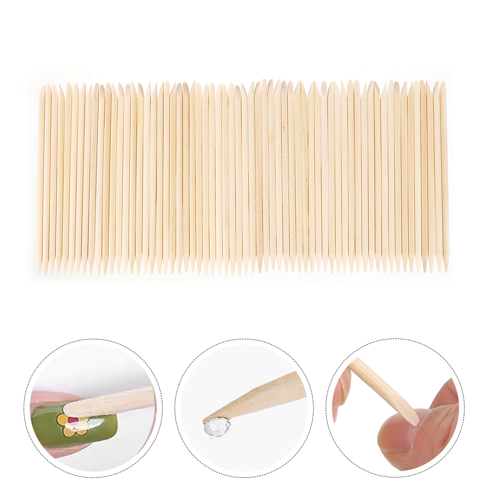 200pcs Orange Wood Cuticle Sti - огляд і ціна Nail Art Remove