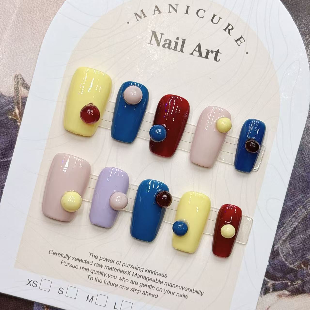 Colorful Colorful Cool & Chic  - огляд і ціна Nail Art Fake Nails