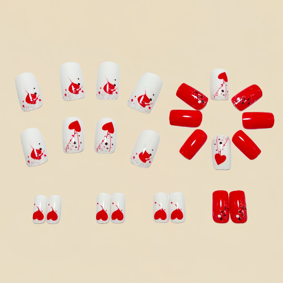 Short Medium fake nails for wo - огляд і ціна Nail Art Pink