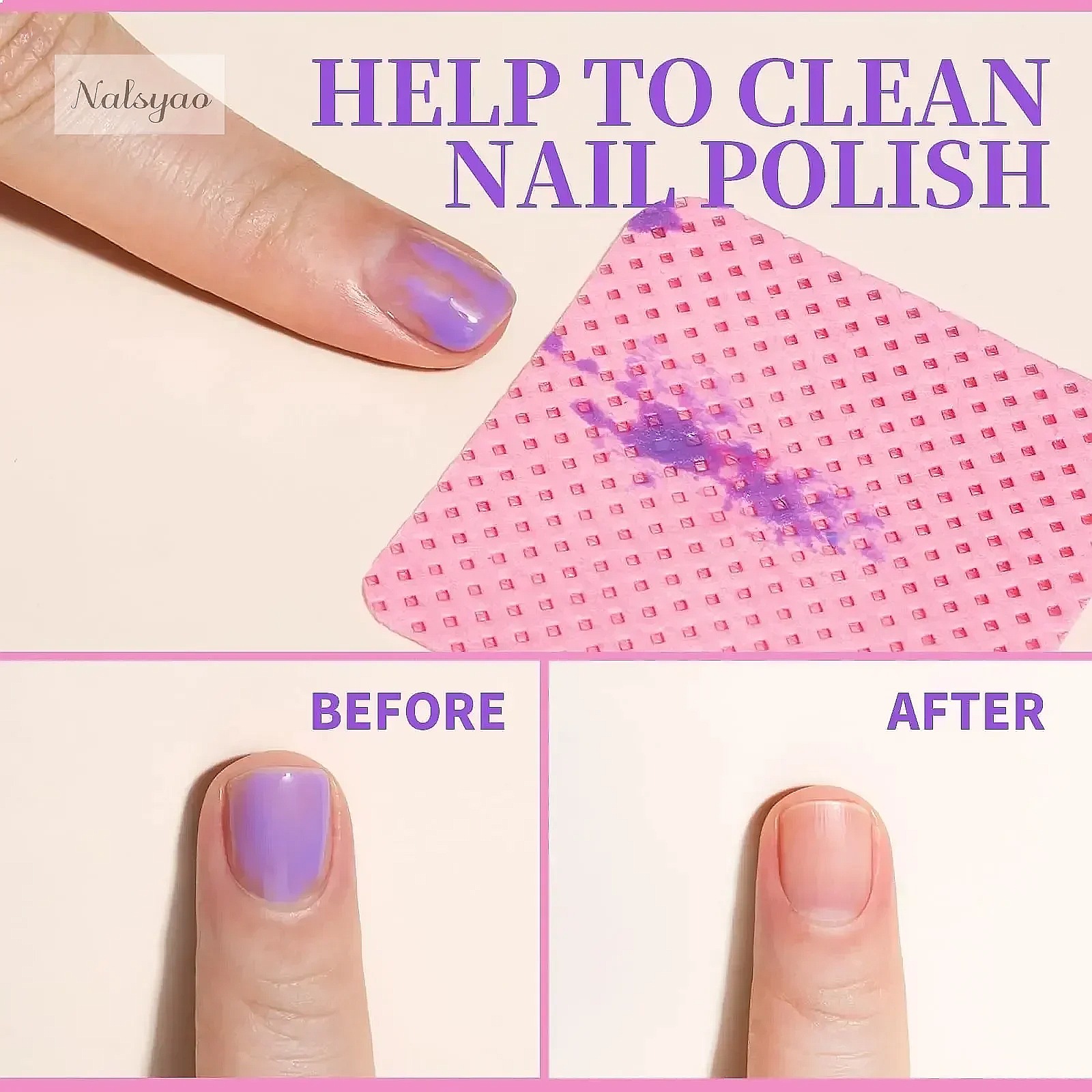 200Pcs Lint Free Nail Cleaning - огляд і ціна Nail Art Remove