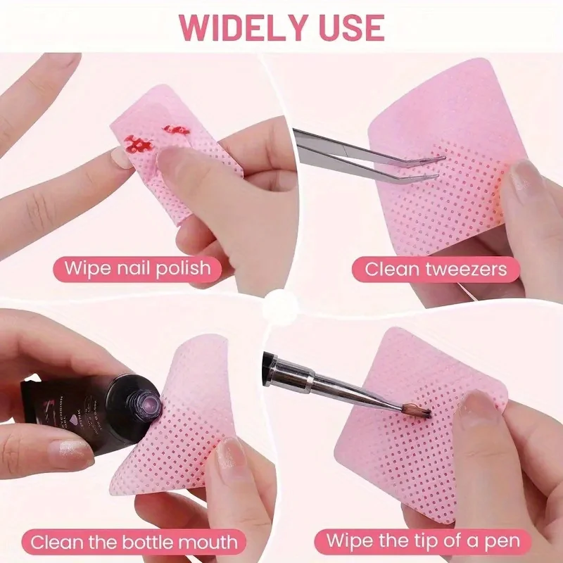 20/600pcs Lint-Free Nail Wipes - огляд і ціна Nail Art Remove