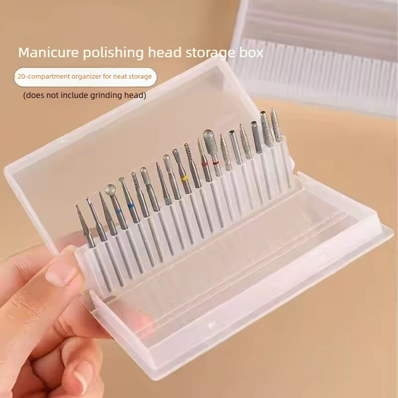 1/2/3PCS 20 Slots Clear Nail D - огляд і ціна Nail Art Sch