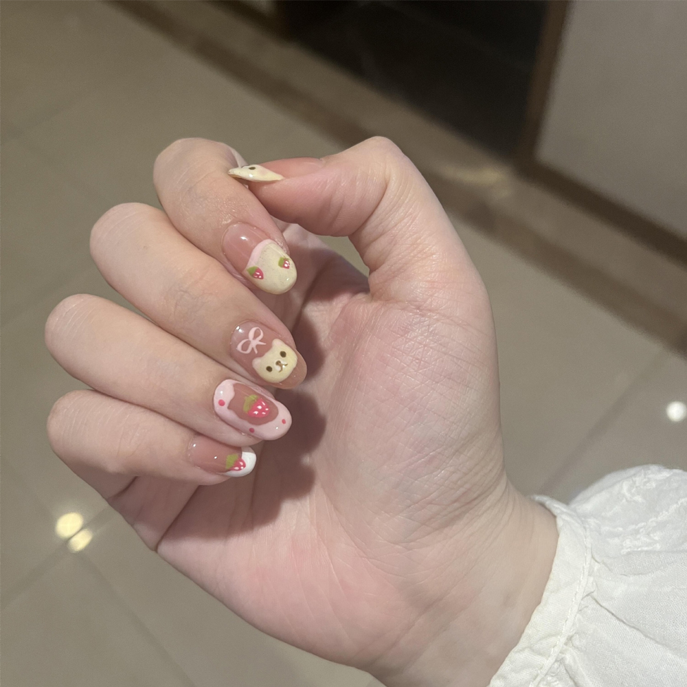 10Pcs Almond Press On Nails Wi - огляд і ціна Nail Art Press On