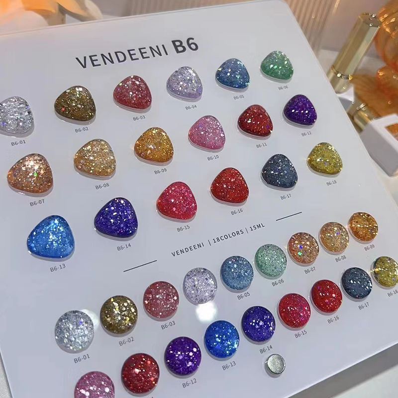 VENDEENI 18 Colors 12 Color Gl - огляд і ціна Nail Art Cat Eye