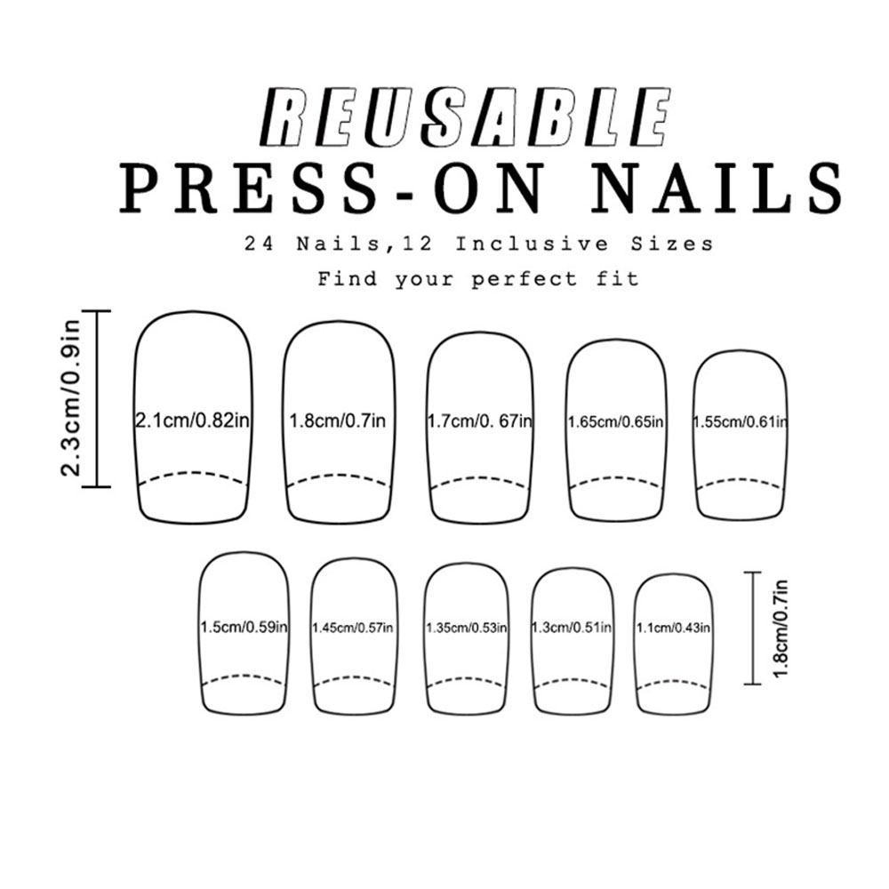 24pcs/set colorful fake nails  - огляд і ціна Nail Art Yellow