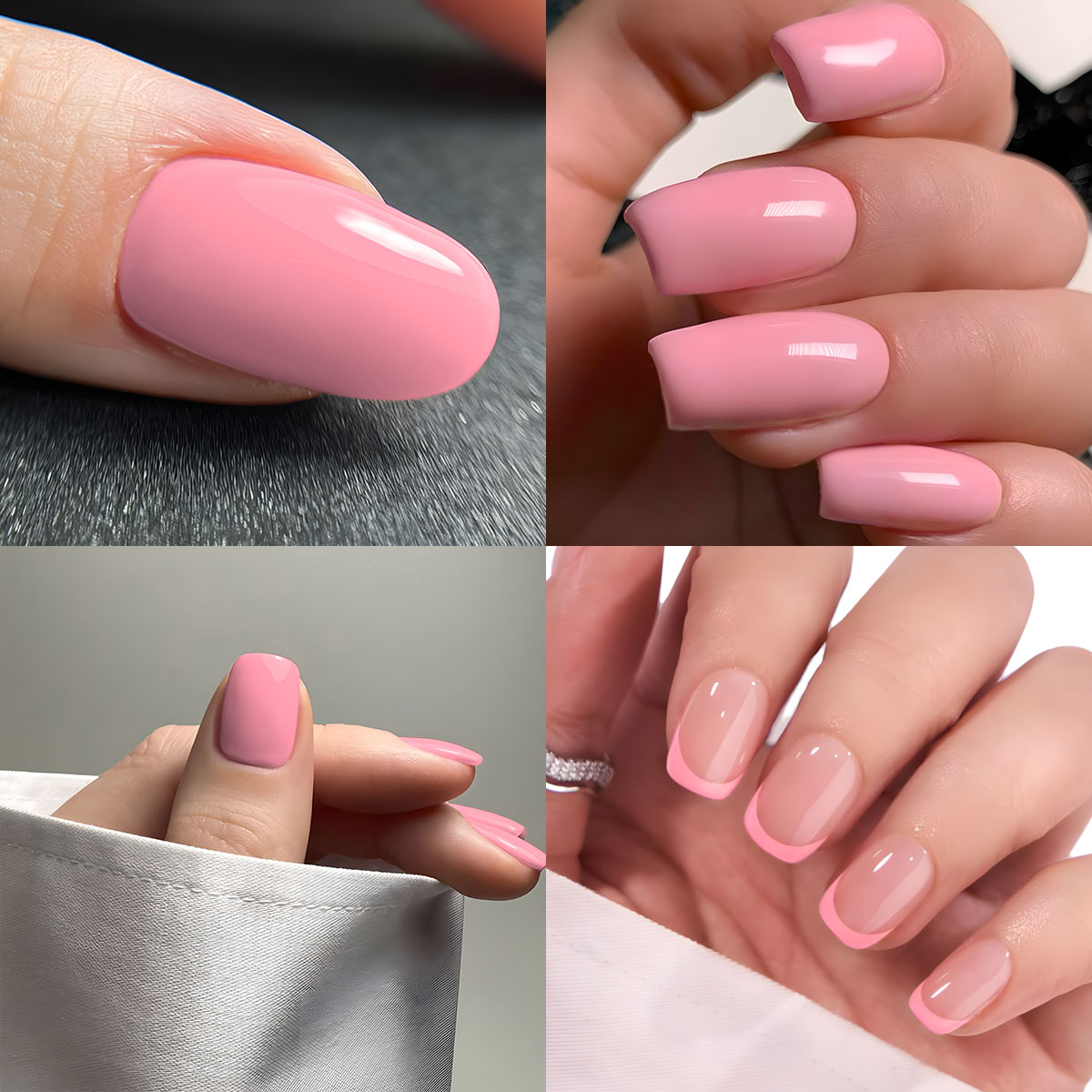 VOKY four-piece nude pink crea - огляд і ціна Nail Art Yellow